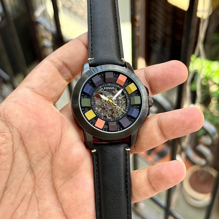 FOSSIL GRANT SKELETON AUTOMATIC WATCH