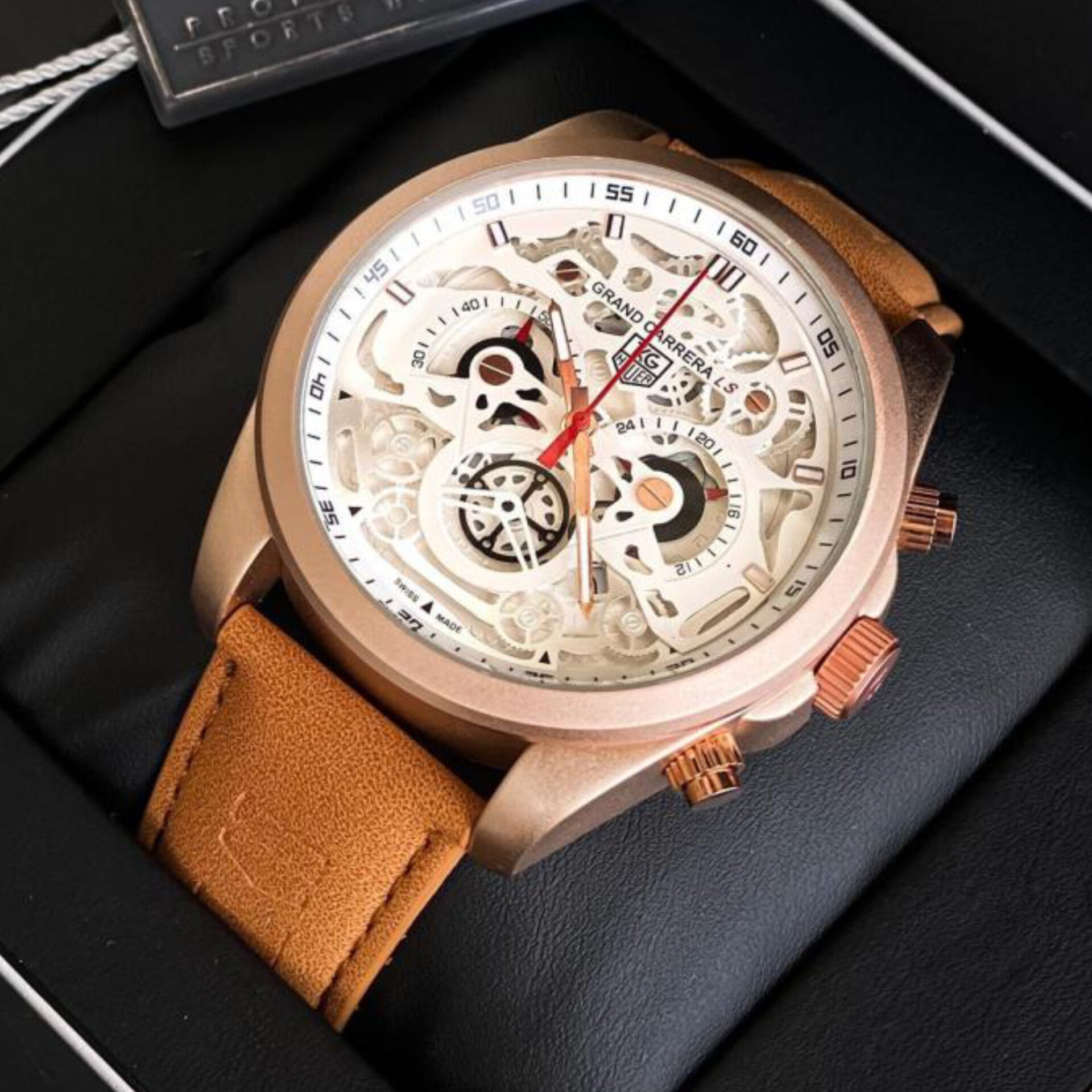 TAG HEUER CR7 DIAGNO BROWN CHRONOGRAPH WATCH