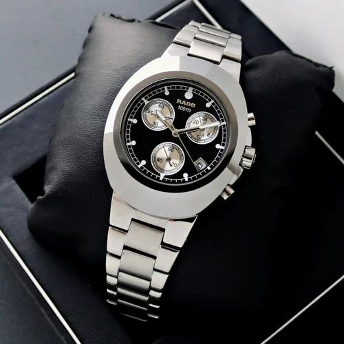 RADO DIASTAR CHRONOGRAPH SILVER BLACK (JAPAN OG MACHINE)