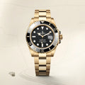 ROLEX SUBMARINER GOLD BLACK (AUTOMATIC)