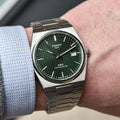 TISSOT PRX POWERMATIC WATCH (SILVER GREEN)
