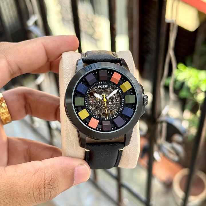 FOSSIL GRANT SKELETON AUTOMATIC WATCH
