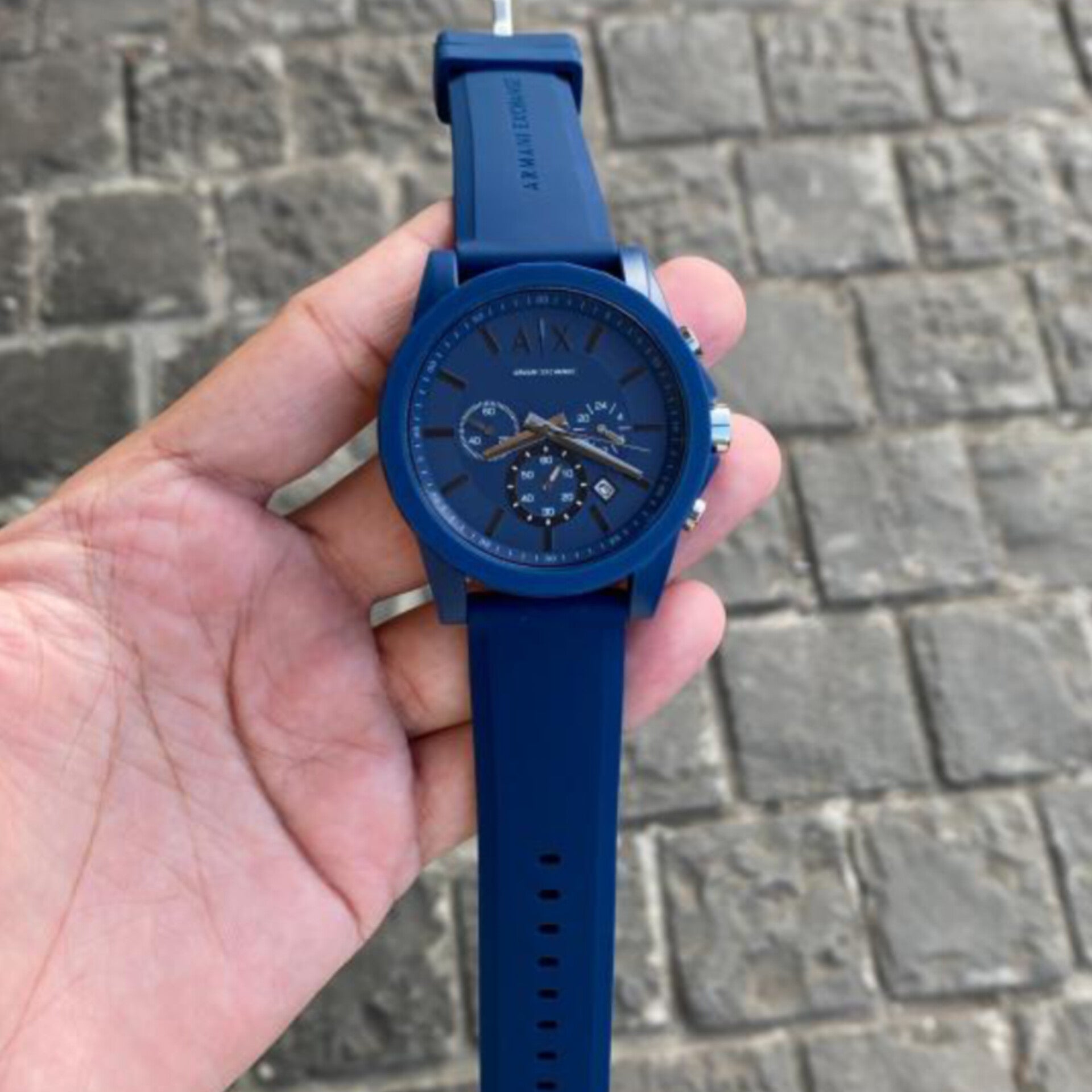 ARMANI EXCHANGE OUTERBANKS CHRONOGRAPH (BLUE)