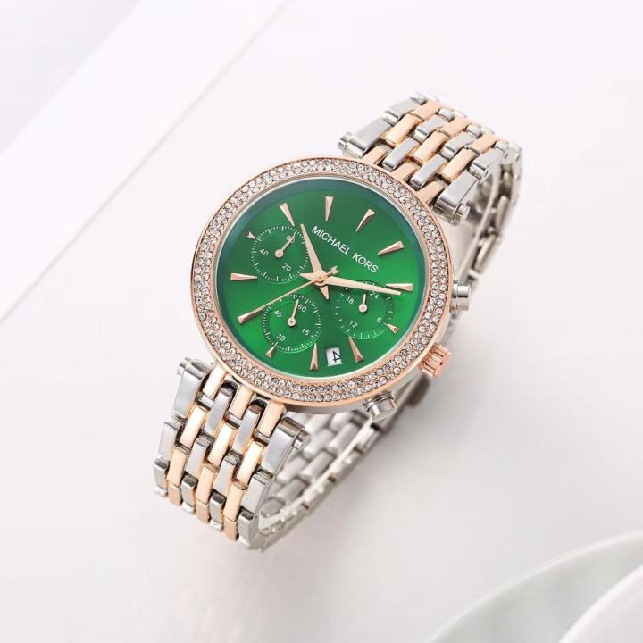MICHAEL KORS DARCI CHRONOGRAPH (ROSEGOLD GREEN)