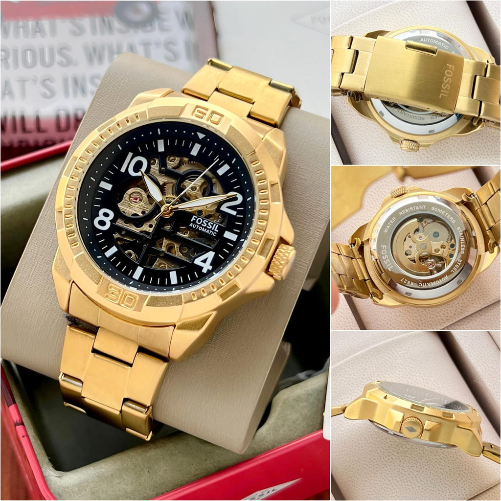 FOSSIL GOLD BLACK (AUTOMATIC)