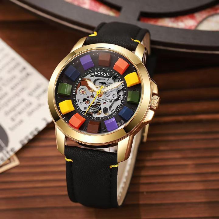 FOSSIL GRANT SKELETON AUTOMATIC WATCH