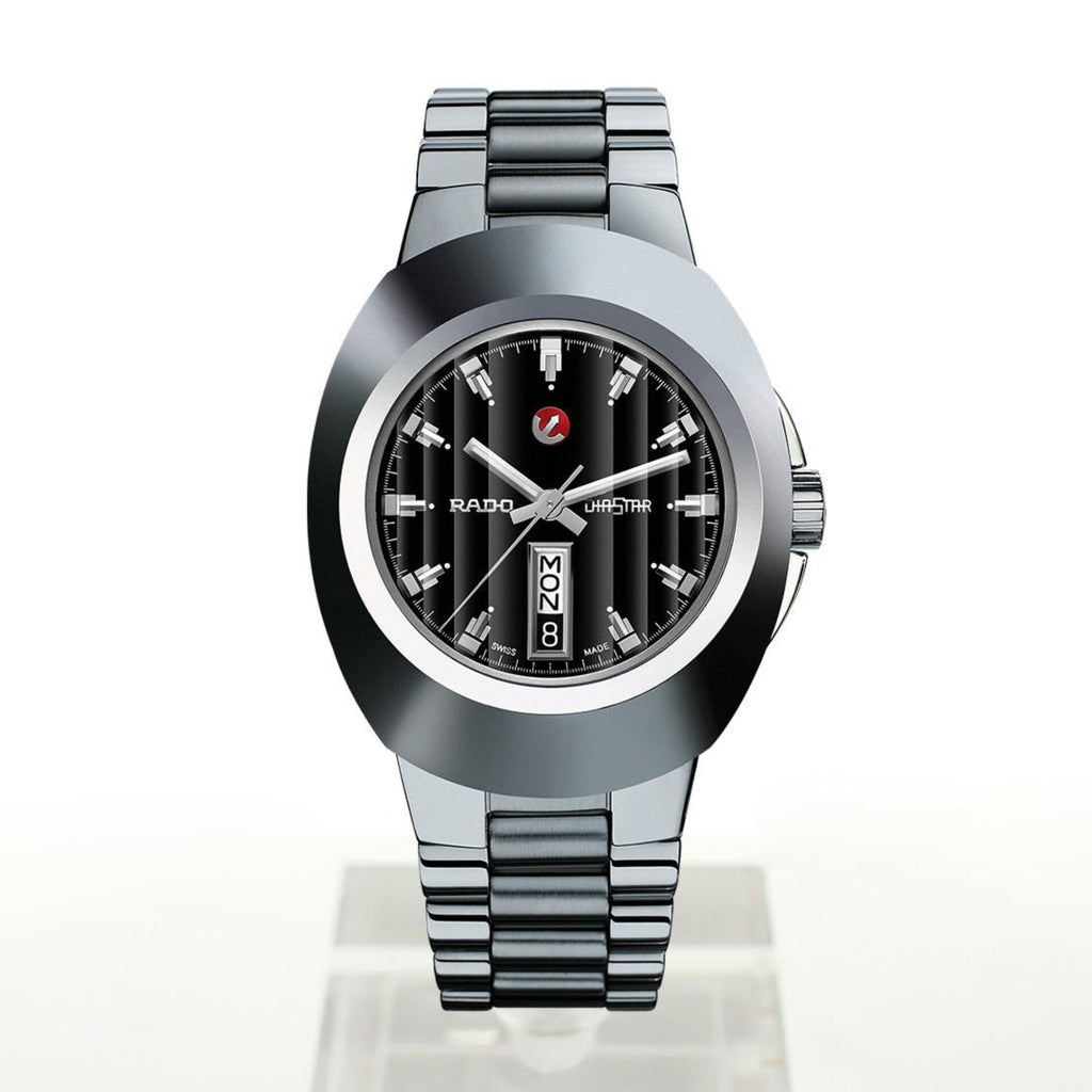 RADO DIASTAR DAY DATE SILVER BLACK (JAPAN OG MACHINE)