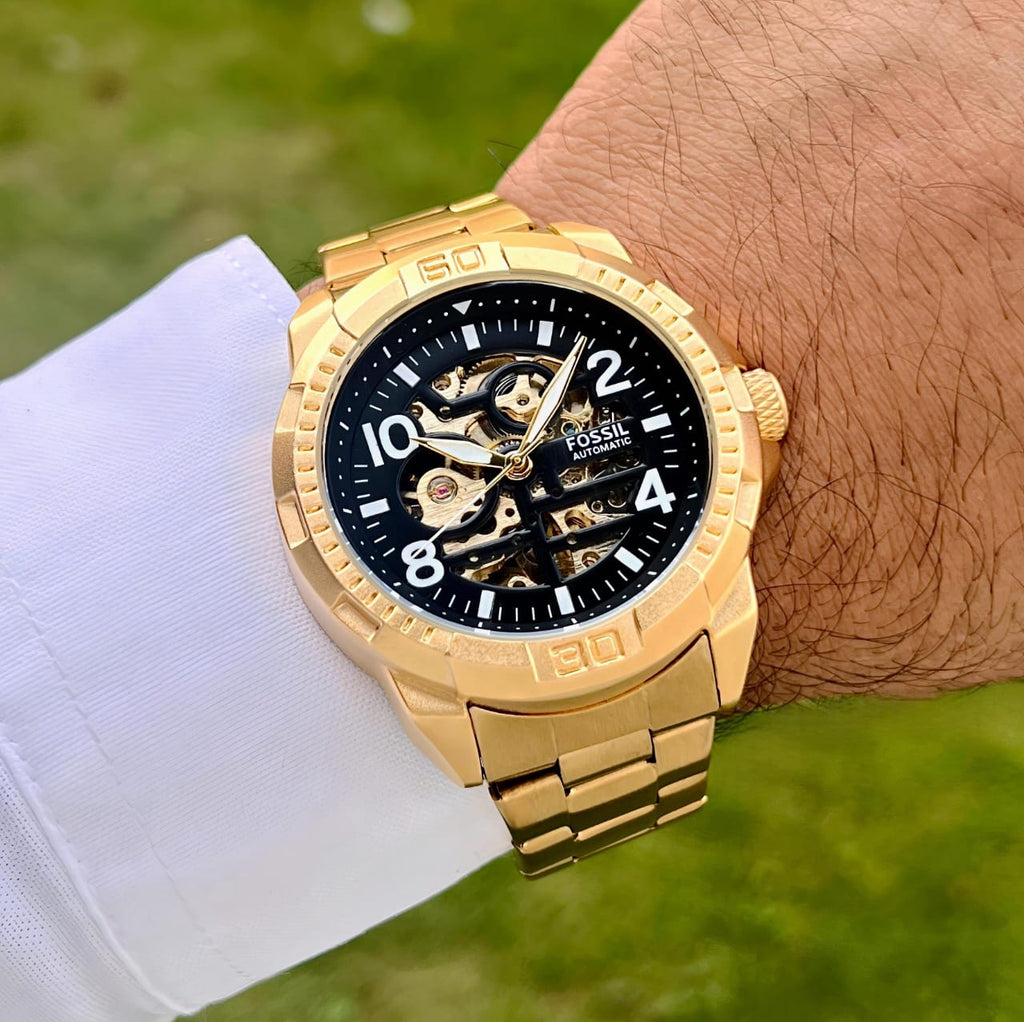 FOSSIL GOLD BLACK (AUTOMATIC)
