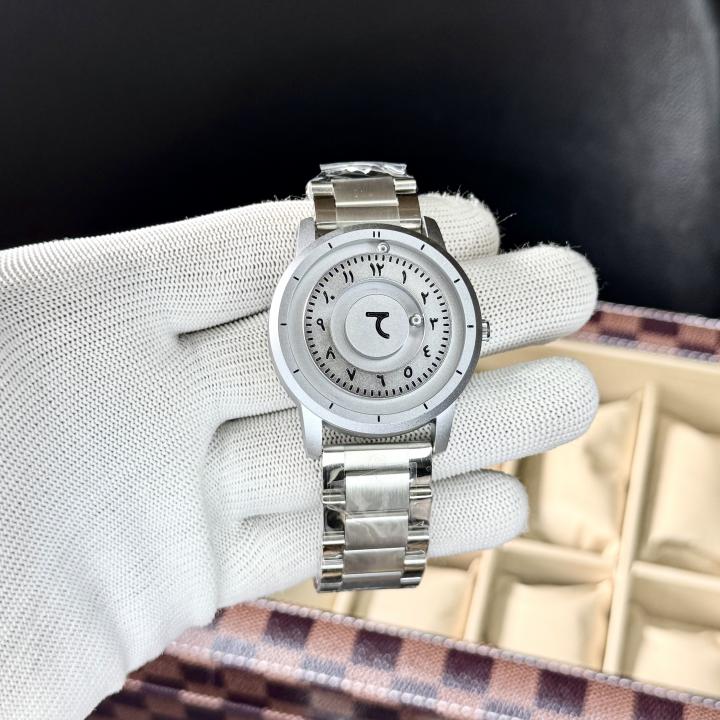 SABR MAGNETIC LUNA WATCH (SILVER)