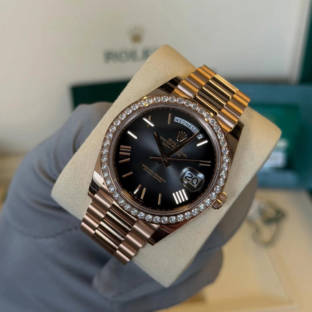 ROLEX DAY DATE CHOCOLATE DIAMOND (CELL MODEL)