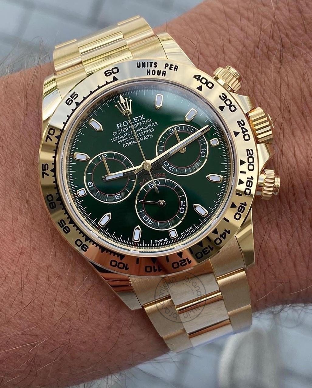 ROLEX DAYTONA GREEN GOLD (AUTOMATIC)