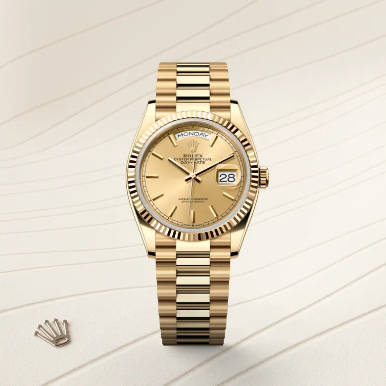 ROLEX DAY DATE GREEN GOLD (AUTOMATIC)
