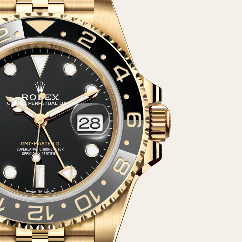 ROLEX GMT MASTER II GOLD BLACK (AUTOMATIC)