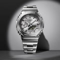 G-SHOCK GM-2110D-3AER METAL WATCH (SILVER) WITH ORIGINAL METAL BOX