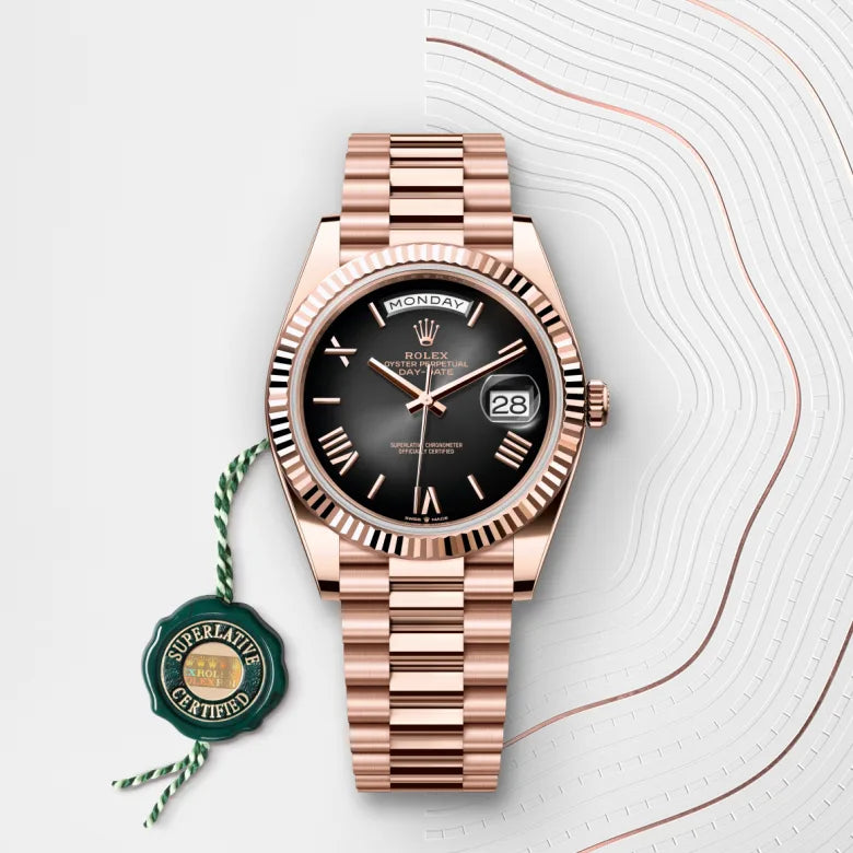 ROLEX DAY DATE CHOCOLATE BLACK (CELL MODEL)