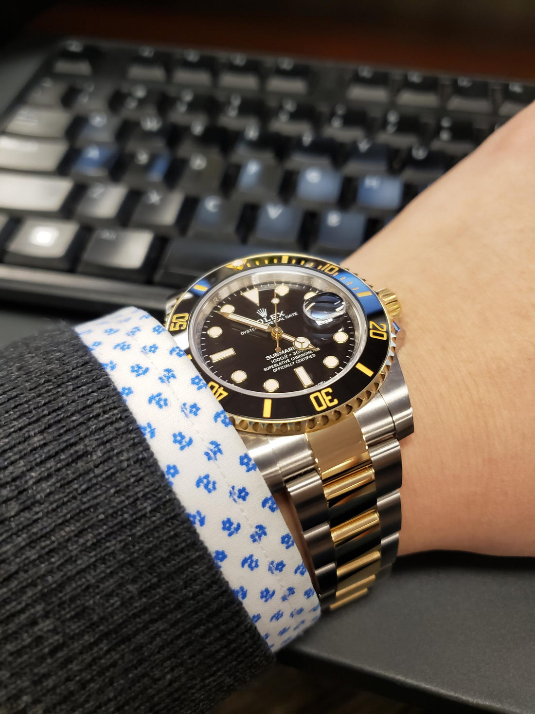 ROLEX SUBMARINER DUAL TONE (CELL MODEL)