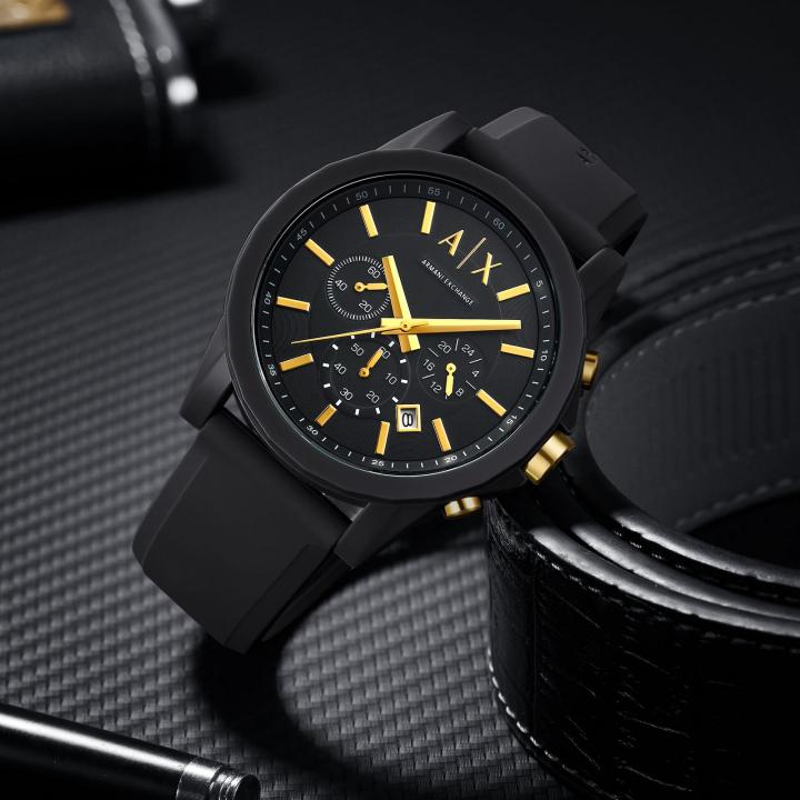 ARMANI EXCHANGE OUTERBANKS CHRONOGRAPH (BLACK GOLD)