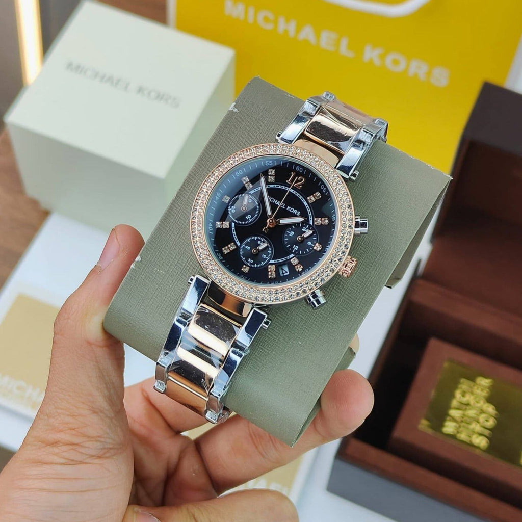 MICHAEL KORS PARKER FOR HER (DUAL-TONE BLACK)