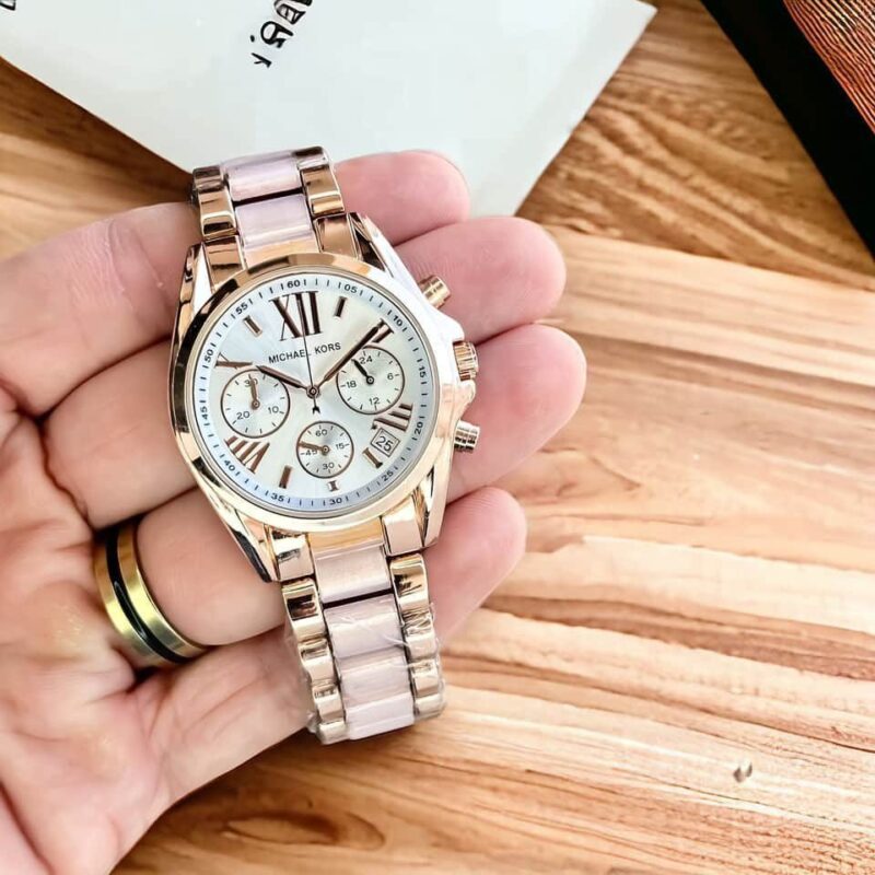 MICHAEL KORS BRADSHAW (DUAL-TONE WHITE)