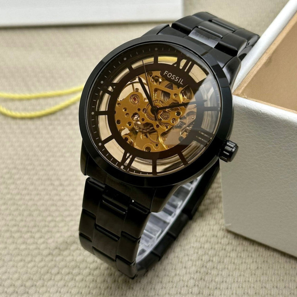 FOSSIL TOWNSMEN FULL BLACK AUTOMATIC