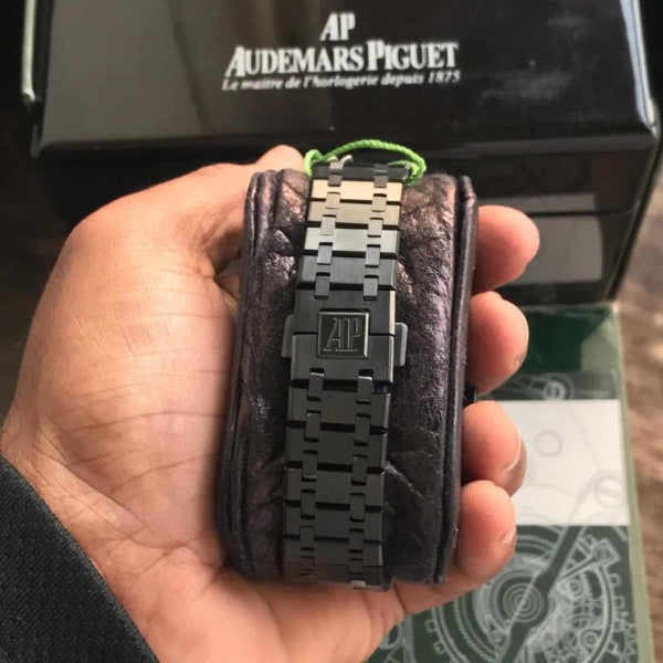 AUDEMARS PIGUET ROYAL OAK SKELETON BLACK (AUTOMATIC)