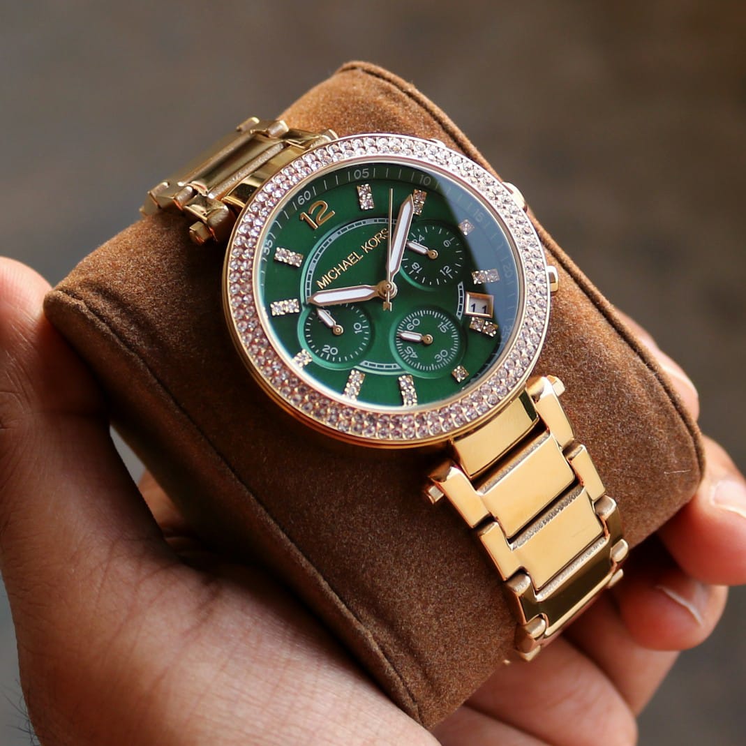 MICHAEL KORS PARKER FOR HER (GOLD GREEN)
