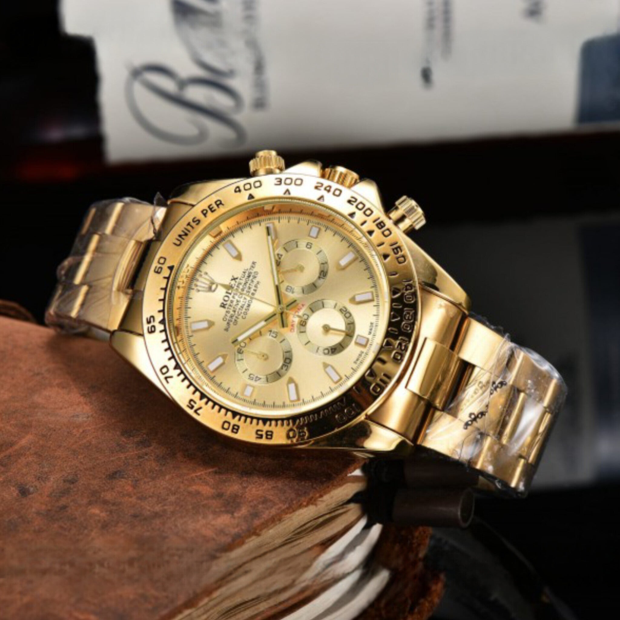 ROLEX DAYTONA FULL GOLD (CELL MODEL)