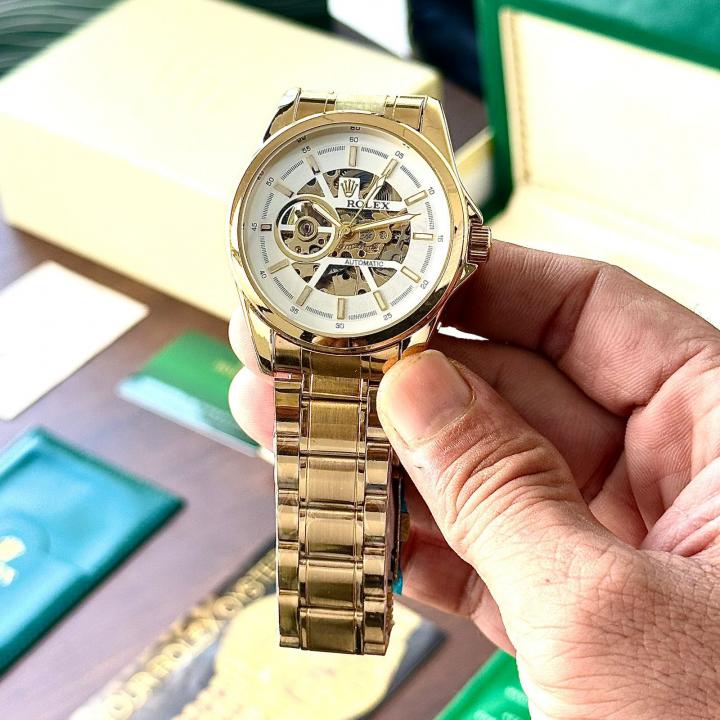 ROLEX CLASSIC GOLD WHITE (AUTOMATIC)