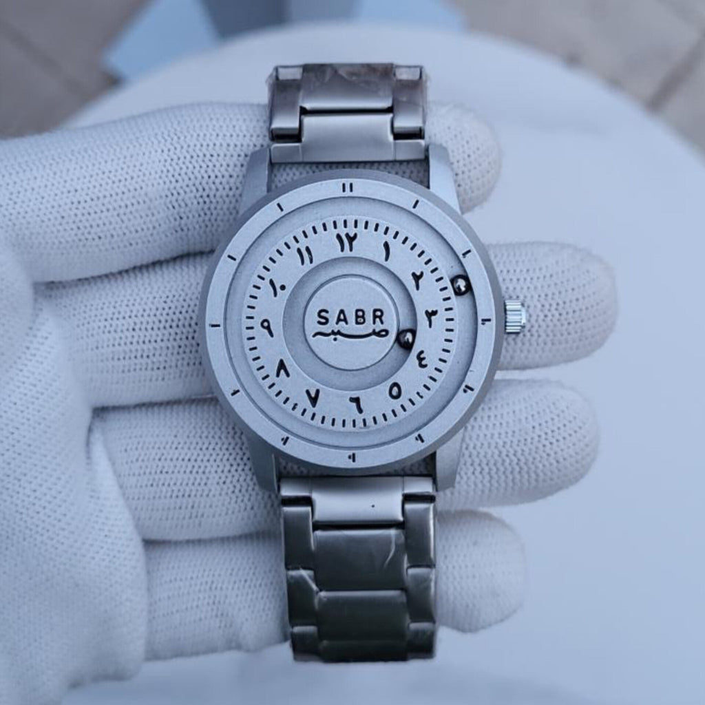 SABR MAGNETIC LUNA WATCH (SILVER)