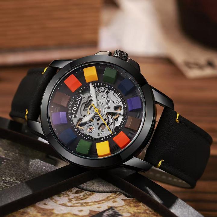 FOSSIL GRANT SKELETON AUTOMATIC WATCH