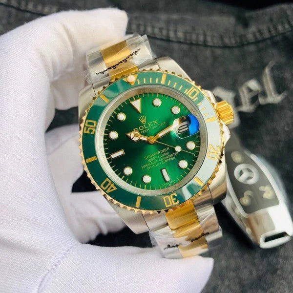 ROLEX SUBMARINER DUALTONE GREEN (AUTOMATIC)