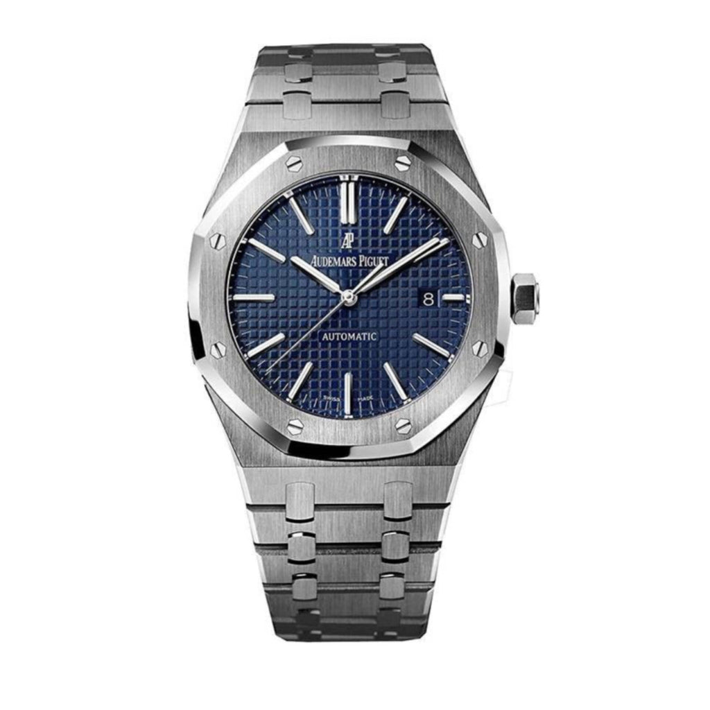 AUDEMARS PIGUET ROYAL OAK SILVER BLUE ( lCELL MODEL)