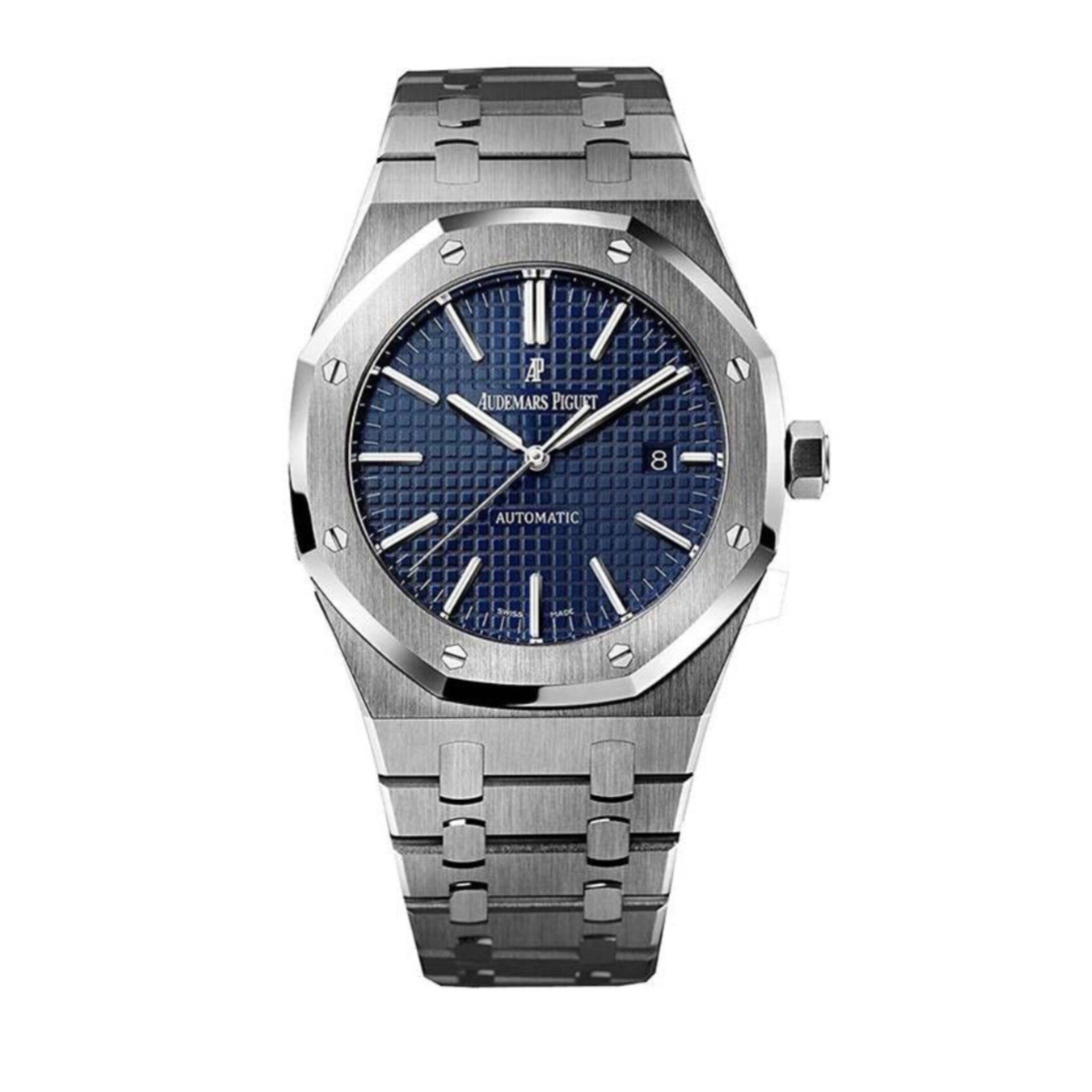 AUDEMARS PIGUET ROYAL OAK SILVER BLUE ( lCELL MODEL)