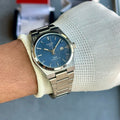 TISSOT PRX POWERMATIC WATCH (SILVER BLUE)