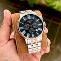 TISSOT 1853 CHEMIN CHRONOGRAPH WATCH (DUAL-TONE BLACK)