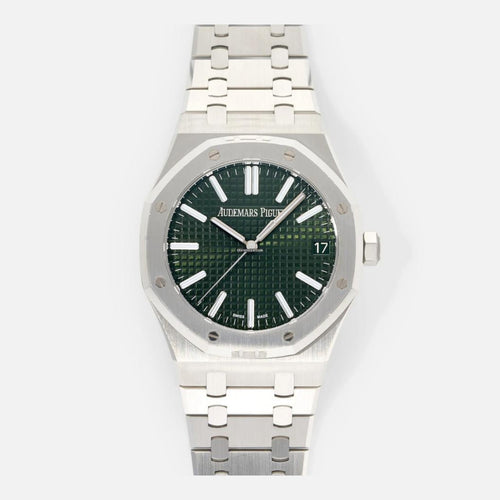 AUDEMARS PIGUET ROYAL OAK SILVER GREEN (AUTOMATIC)