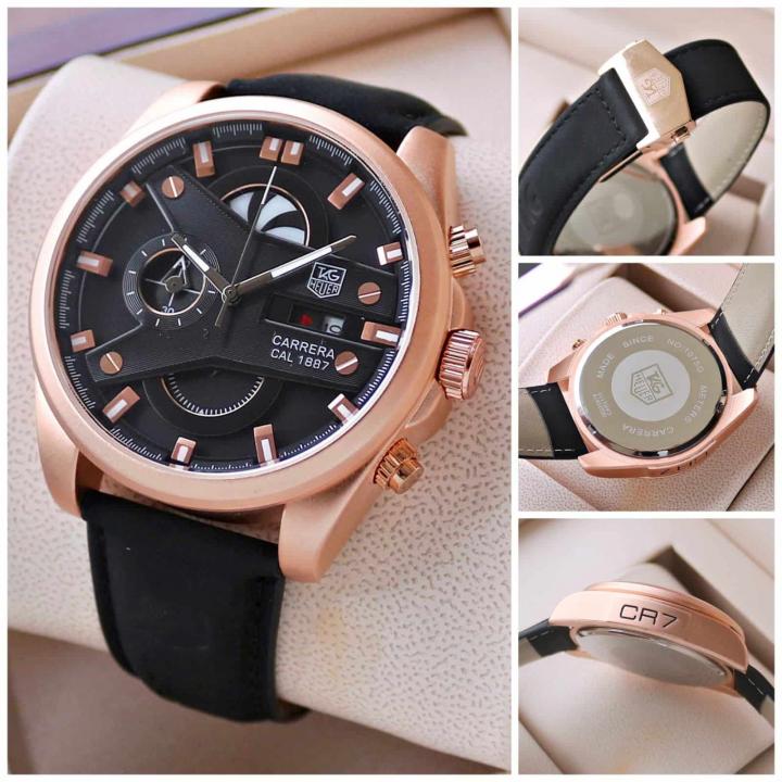 TAG HEUER CR7 BLACK COPPER CHRONOGRAPH WATCH