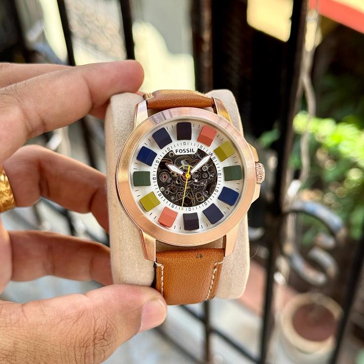 FOSSIL GRANT SKELETON AUTOMATIC WATCH