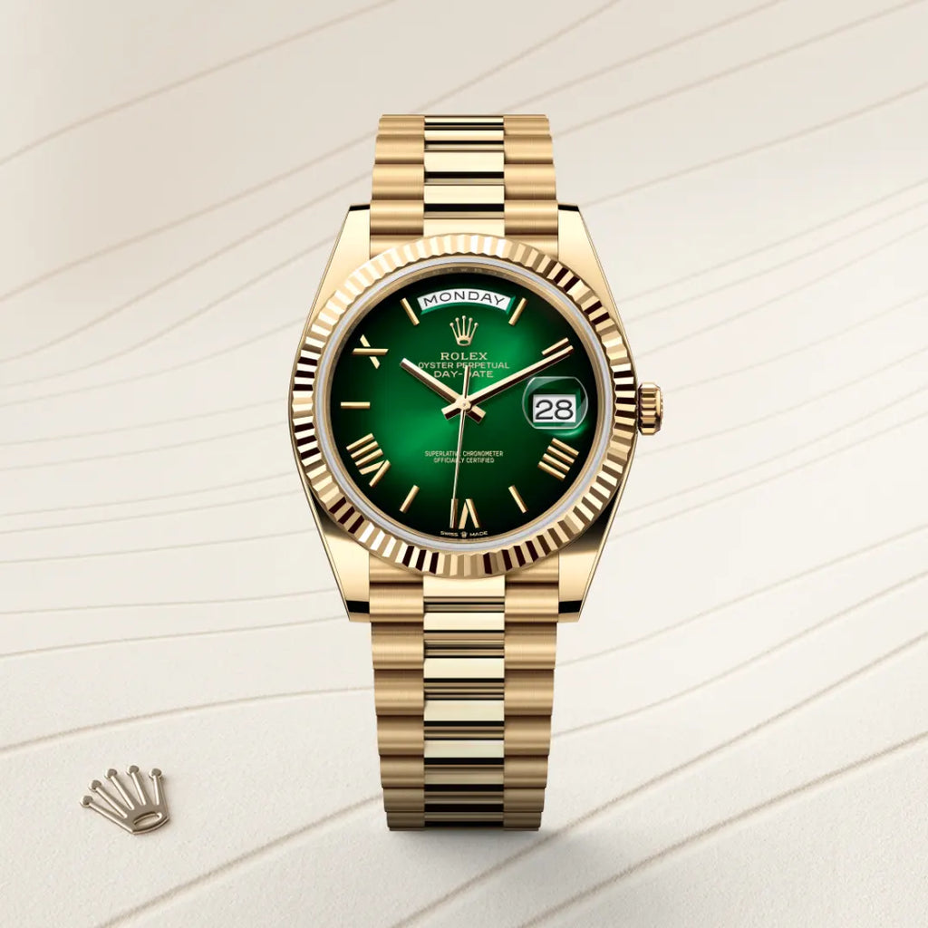 ROLEX DAY DATE GREEN GOLD (CELL MODEL)