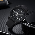 ARMANI EXCHANGE OUTERBANKS CHRONOGRAPH (BLACK SILVER)