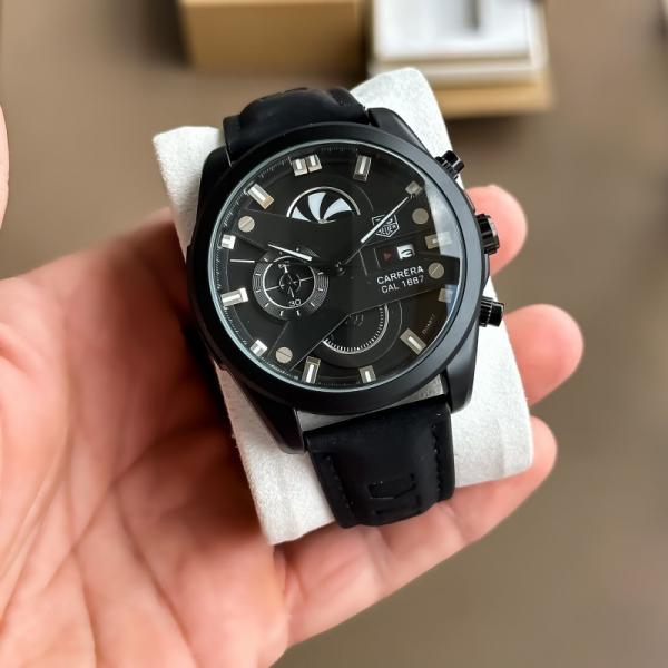 TAG HEUER CR7 BLACK CHRONOGRAPH WATCH