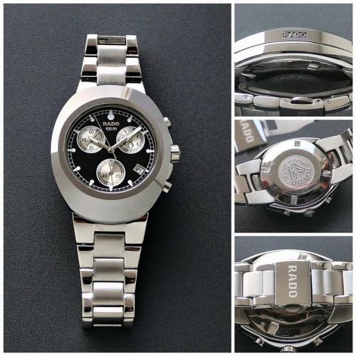 RADO DIASTAR CHRONOGRAPH SILVER BLACK (JAPAN OG MACHINE)
