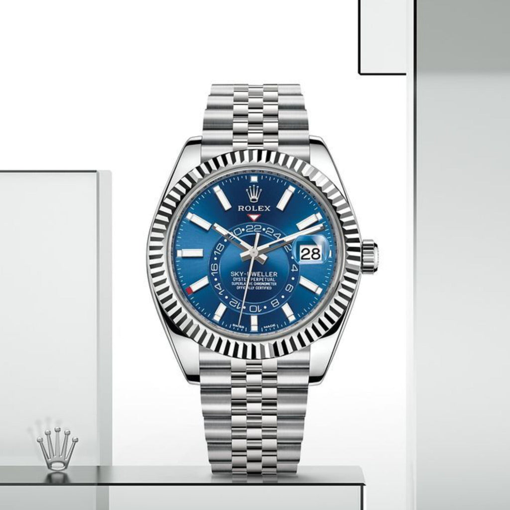ROLEX SKY DWELLER SILVER BLUE (CELL MODEL)