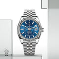 ROLEX SKY DWELLER SILVER BLUE (CELL MODEL)