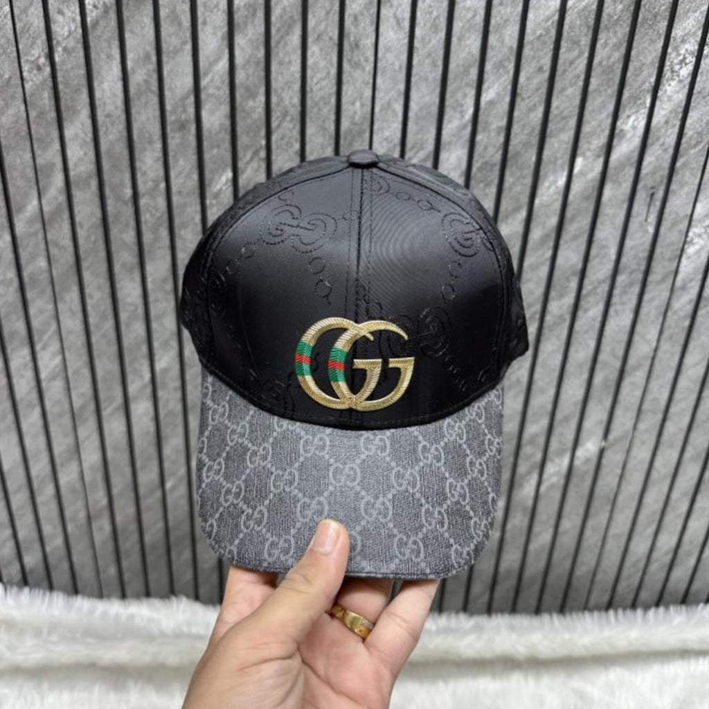 GUCCI GG MONOGRAM BLACK PREMIUM UNISEX CAP