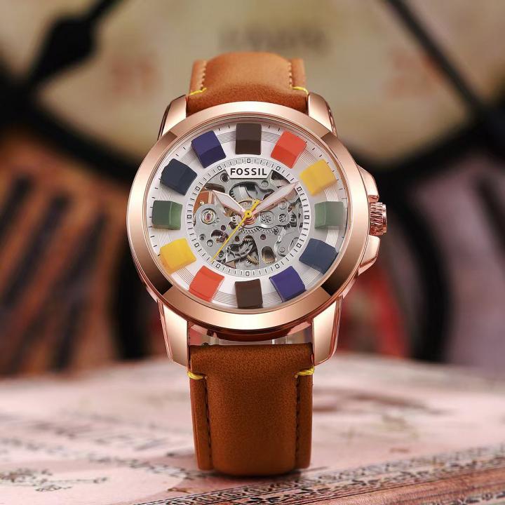 FOSSIL GRANT SKELETON AUTOMATIC WATCH