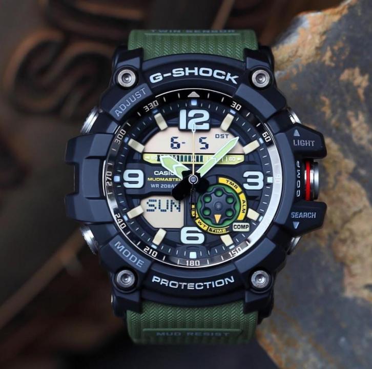 G SHOCK MUDMASTER GG - 1000 ANALOG-DIGITAL WATCH WITH ORIGINAL BOX