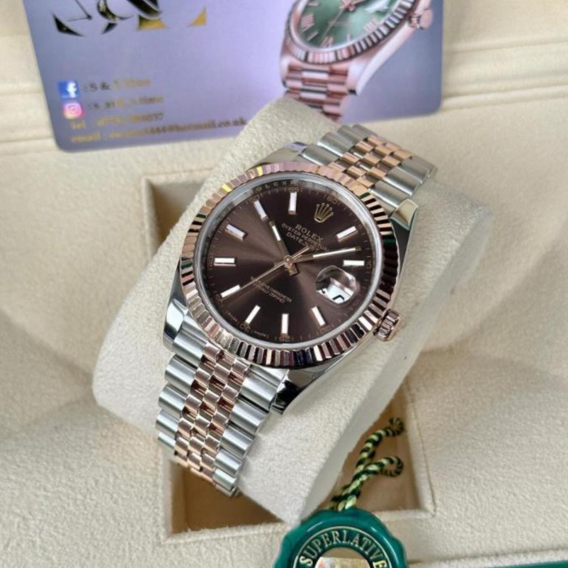 ROLEX OYESTER DATE JUST (AUTOMATIC)