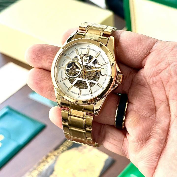 ROLEX CLASSIC GOLD WHITE (AUTOMATIC)