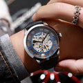 FOSSIL TOWNSMEN BLUE BLACK AUTOMATIC
